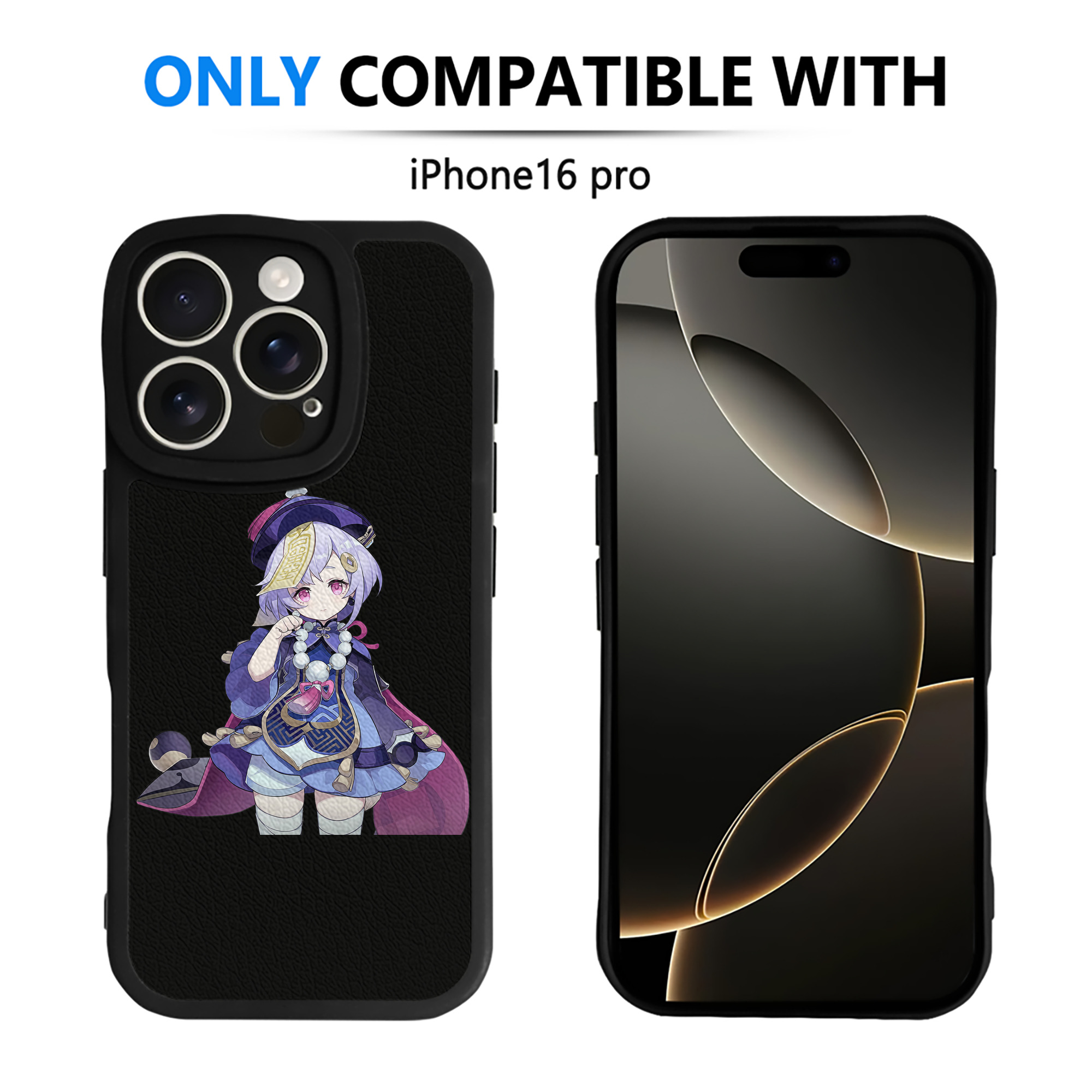 げんし神 七七 なな  genshin Nana 【iPhone 16シリーズ対応】シリコンスマホケース（レザー調） 材質：シリコン